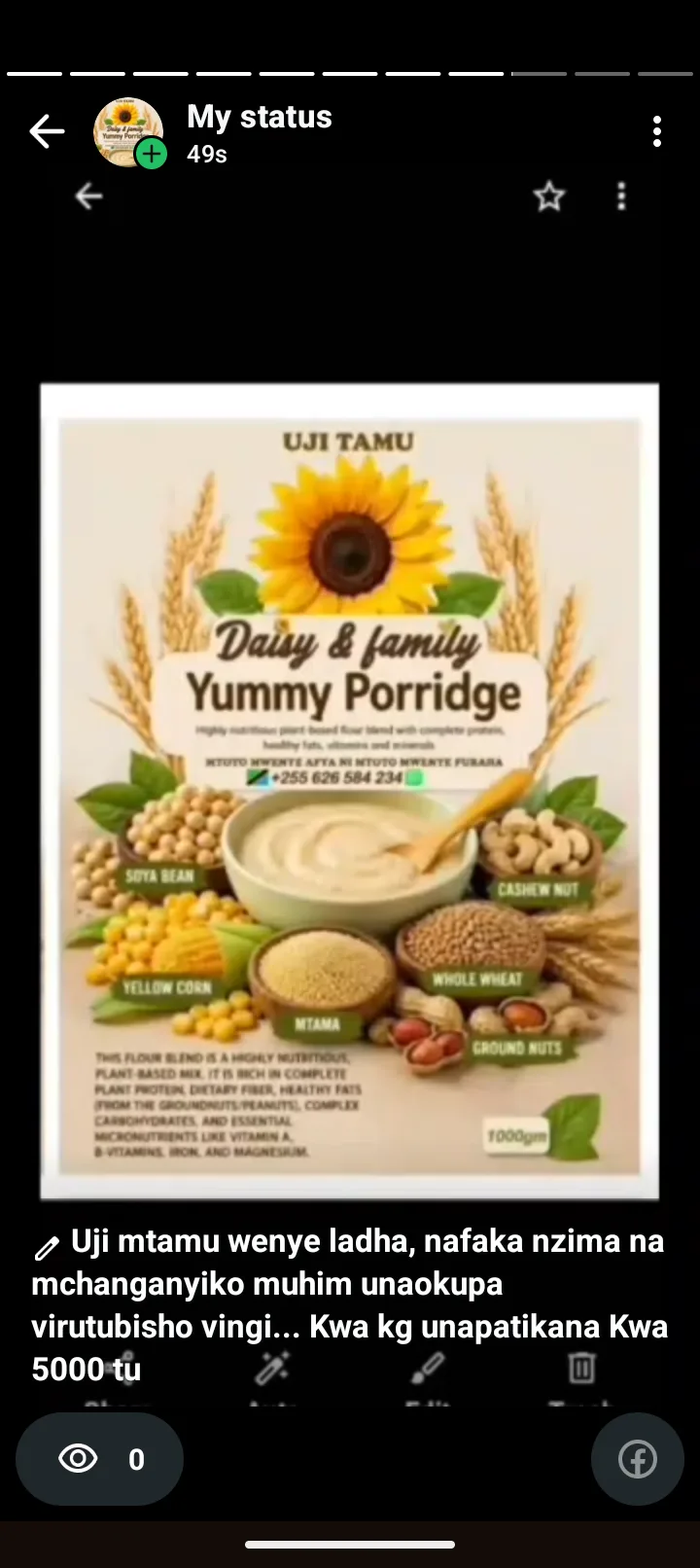 Yummy Porridge Uji Wa Lishe Bora