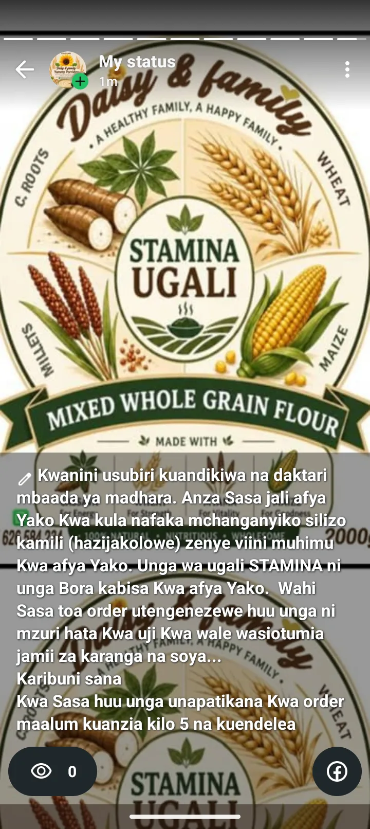 STAMINA Ugali 5 Kgs